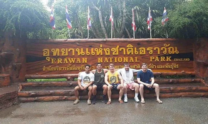 Erawan Waterfall with Death Railway Tour from Bangkok Private