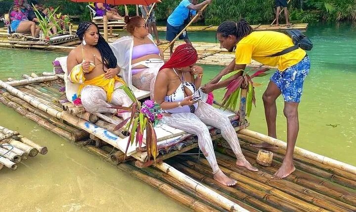 Bamboo Rafting With Limestone Foot Massage Experience