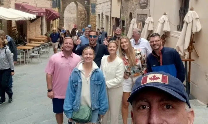 Transfer from Rome to Florence with a stop in Montepulciano