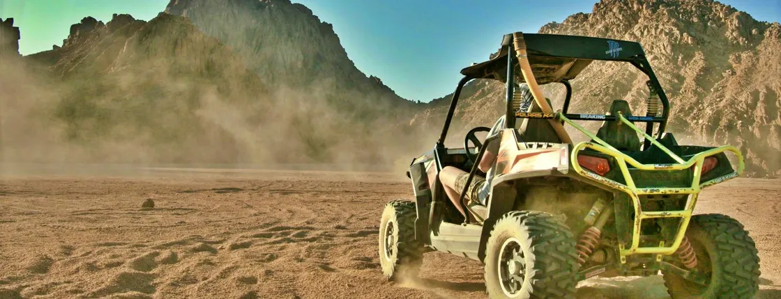 Buggy car sunset with barbecue and camel ride in Marsa Alam