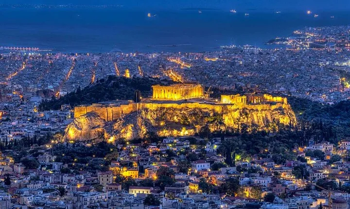 Athens by night