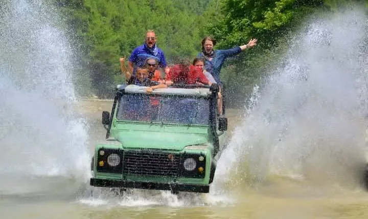 Antalya Rafting, Jeep Safari, Zipline, Buggy Safari Combo Tour