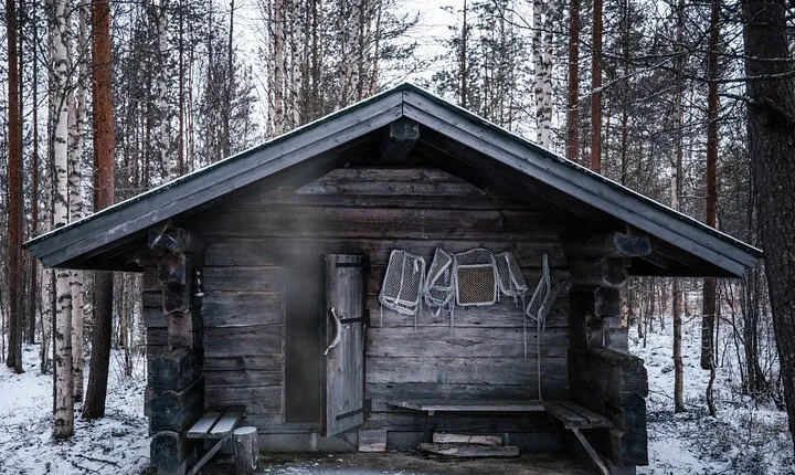 VIP SERVICE Traditional Finnish Log Sauna and Food Experience