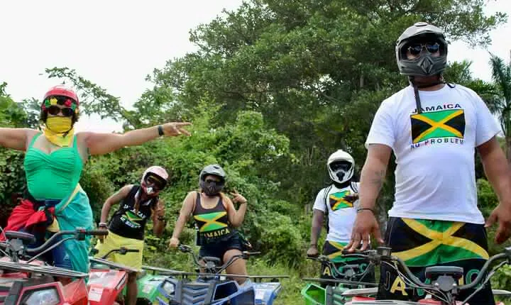 ATV, Bamboo Rafting, Horseback Ride n Swim Guided Tour
