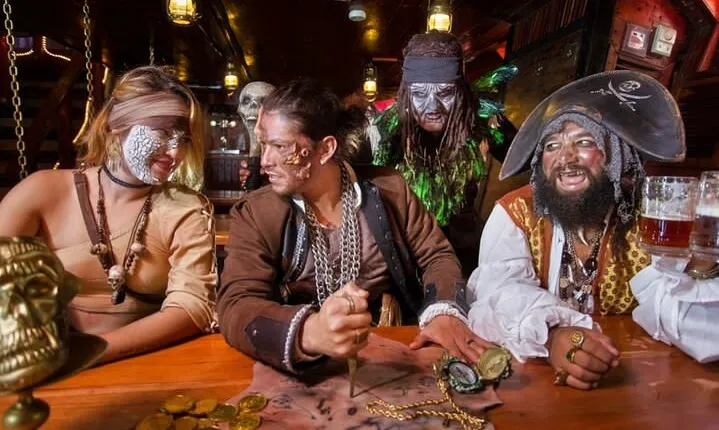 Jolly Roger Pirate Show and Dinner Cruise with Open Bar