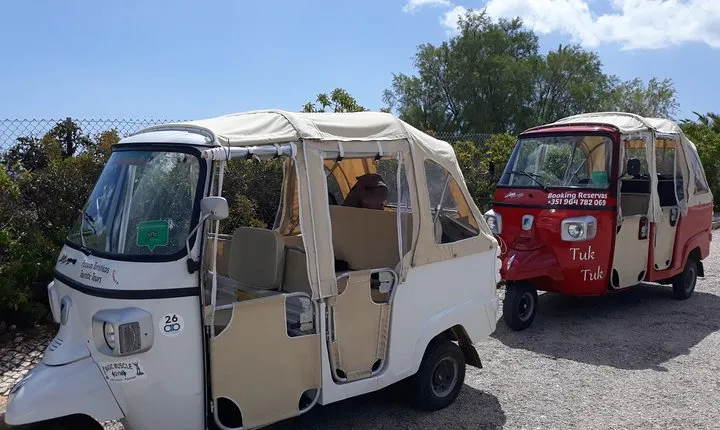 Private Guided Tuk-Tuk Tour with Pick-Up and Drop-Off of Albufeira