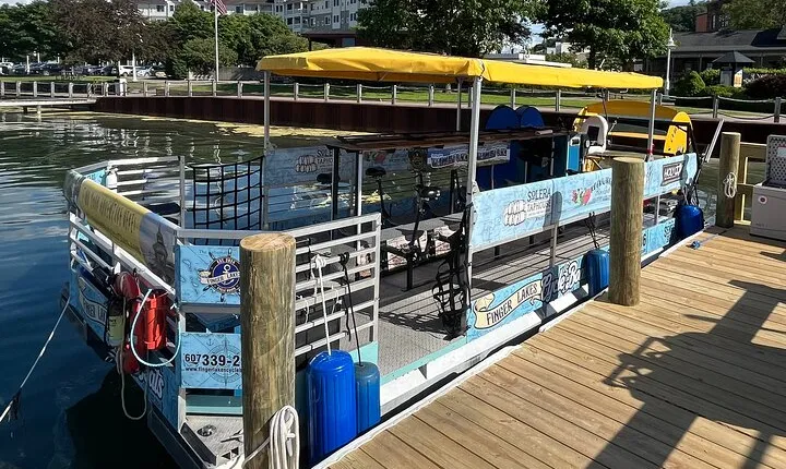 NEW 80 Minute Cycle Boat Tour of Seneca Lake in Watkins Glen