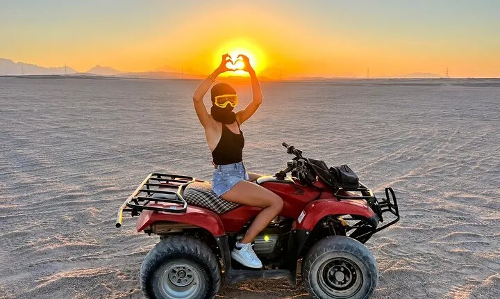 Makadi Bay: Sunset Quad & ATV Adventure & Seaview