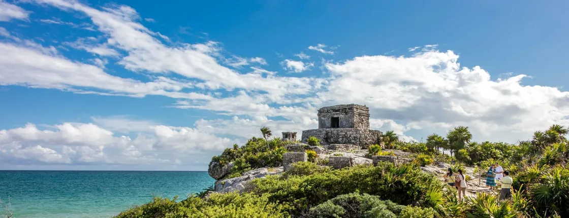 Tulum, cenote swim, turtle snorkelling and beach club combo tour