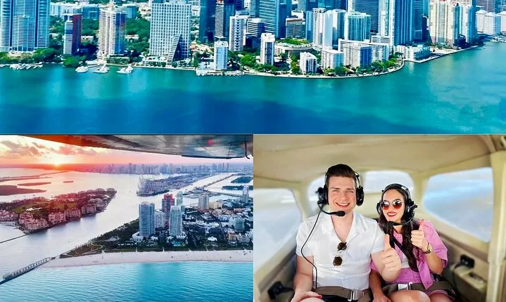 Eagles Air Tour: Private 45 Minute Plane Tour of Miami