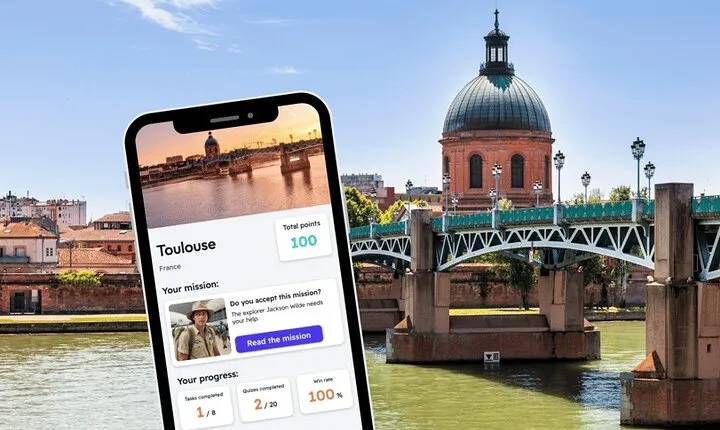 Toulouse Exploration Private Game and City Tour on your Phone