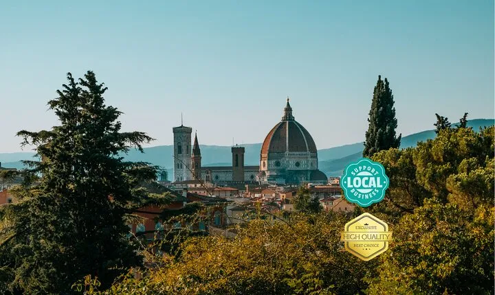 Hiking Florence Tuscany hills with lunch & wine