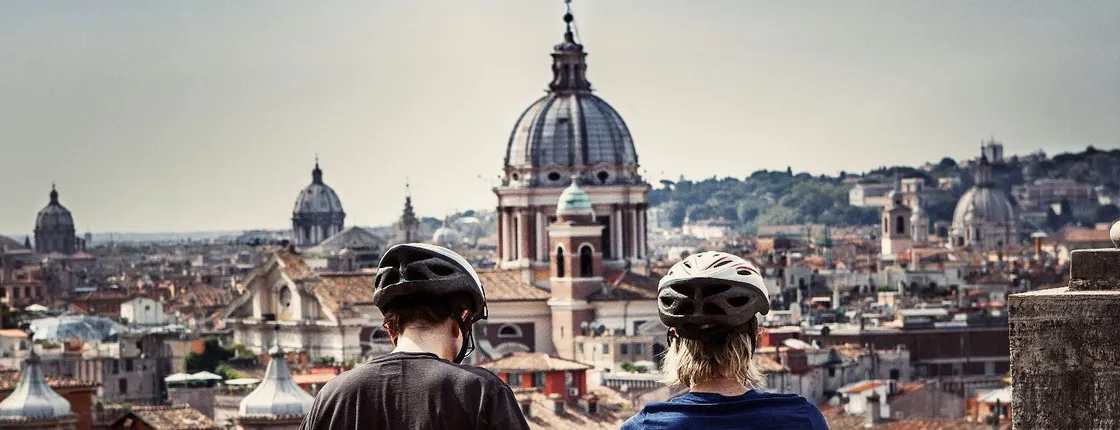 Bike tour of Rome in one day by electric-assist bicycle