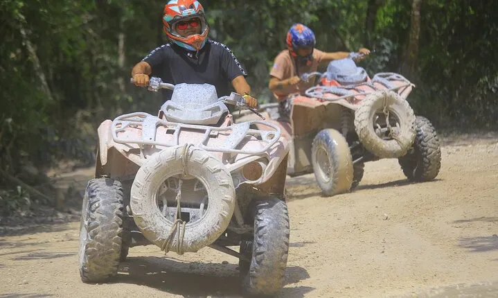 ATV adventure with Zipline And Jump in Cenote (lunch included)