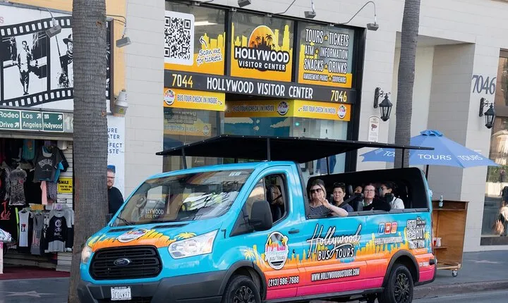 Hollywood, Beverly Hills & Celebrity Homes Tour by Open Air Bus