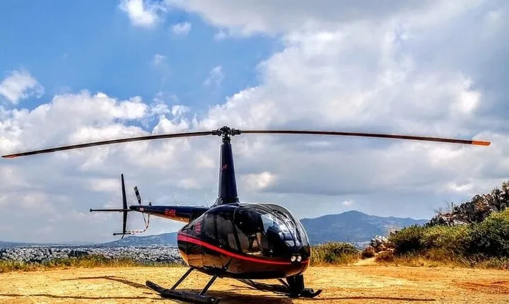 Private Helicopter Transfer from Athens to Amanzoe