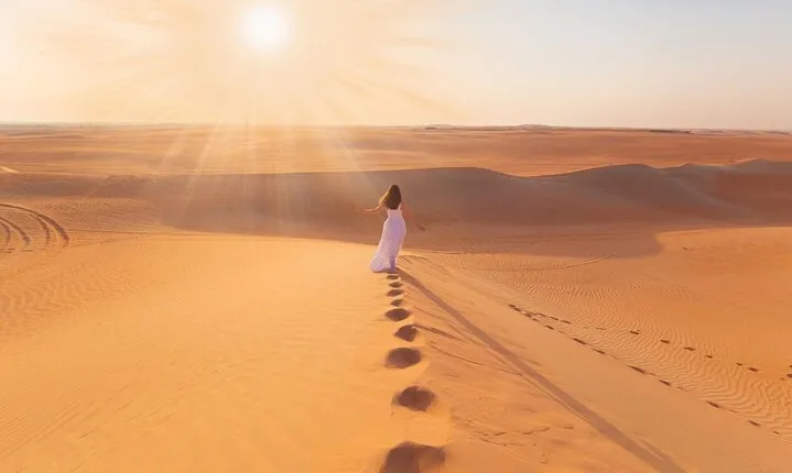 Desert Safari Abu Dhabi w/ Sand Boarding, Camel Ride & BBQ Dinner