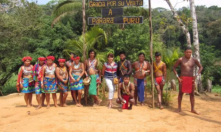 Wildlife boat tour at Gatun Lake and Embera Indian Village