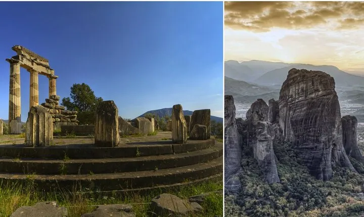 2 days Spanish guided tour in Delphi and Meteora