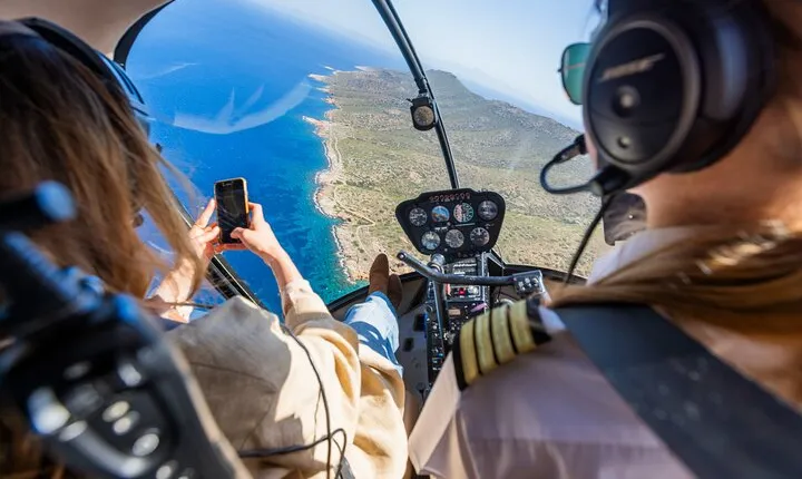 Fly Over the Athenian Riviera & Poseidon Temple by Helicopter