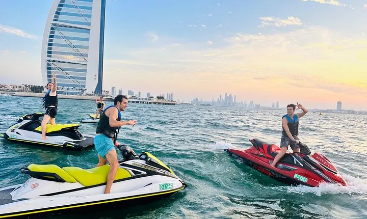 Dubai Jet Ski Tour with Burj Al Arab and City Skyline Views