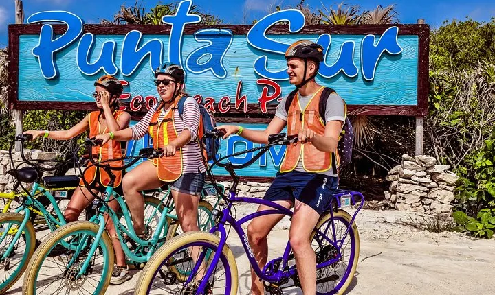 Punta Sur Eco Beach Park Electric Bike Tour in Cozumel