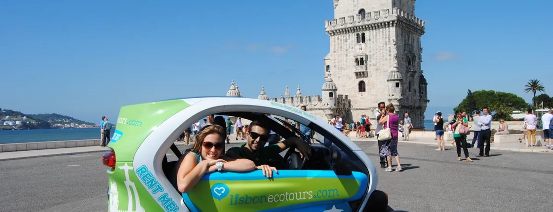Tour of Lisbon in an Electric Car with GPS Audio Guide