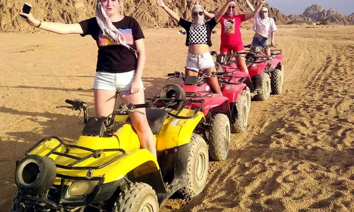 Quad Biking and Bedouin Private Tour in Hurghada Desert Safari
