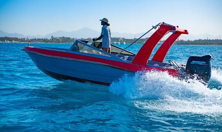 Dolphin House By Private Speed Boat & Drinks & Transfer-Hurghada