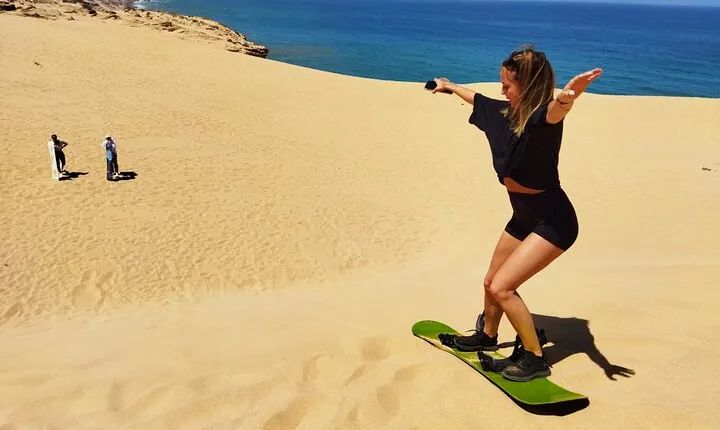 Sandboarding adventure and painted village 1/2 day from Agadir or Taghazout