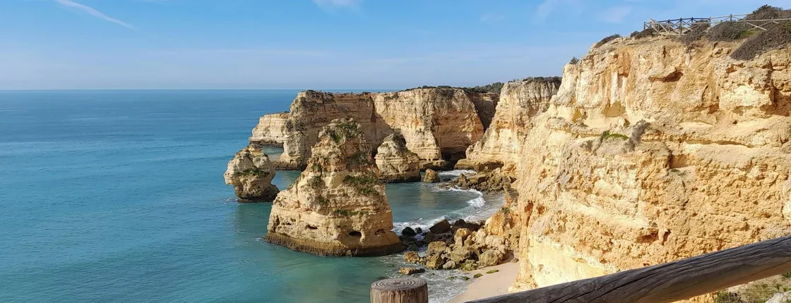 Algarve Cliffs by land and sea
