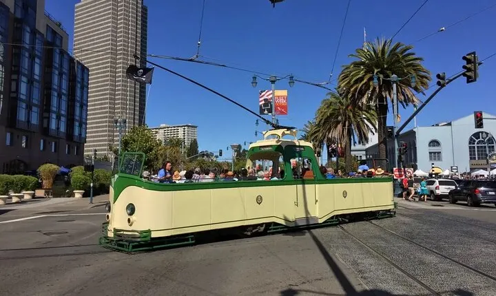 1 Hour Tram Trolley Tour from Ferry to Pier 39 in San Francisco