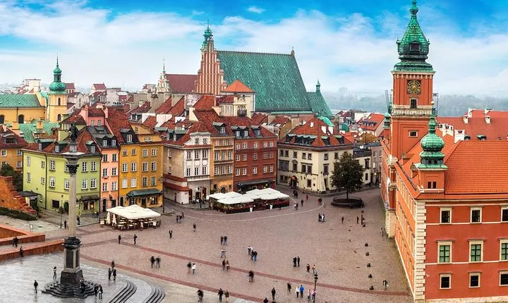Warsaw Morning, Guided, Panoramic View, public city tour with hotel pick up