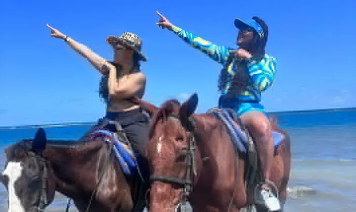 Private Horseback Riding, Swim & Blue Hole Secret Falls