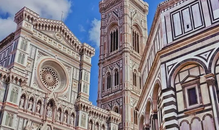 Top of Giotto's Belltower and all museums of Florence Cathedral