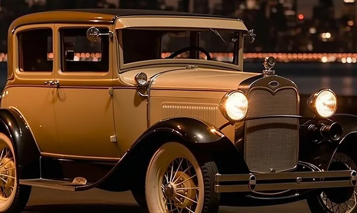 1 Hour - Private New York City Lights Tour in Vintage Car