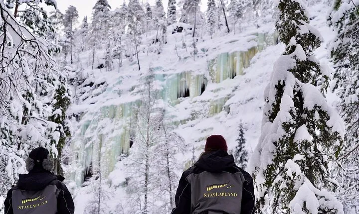 Korouoma Frozen Waterfalls Hike
