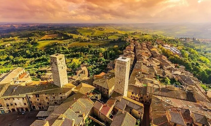All In One San Gimignano Pisa and Siena Tour from Florence