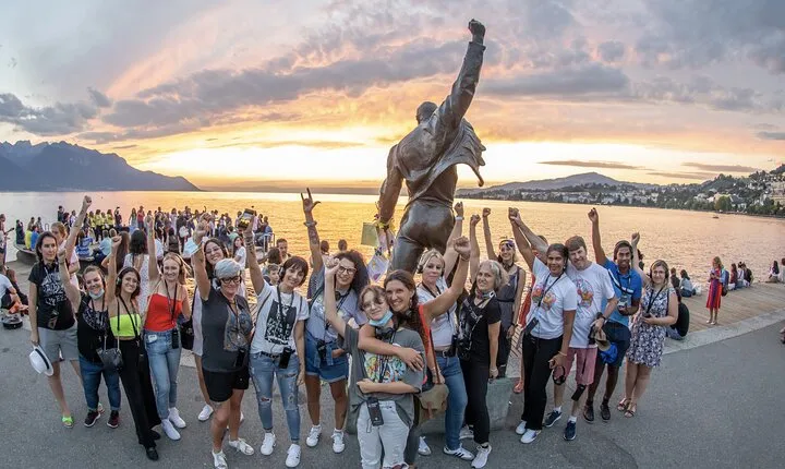 In the footsteps of Freddie Mercury