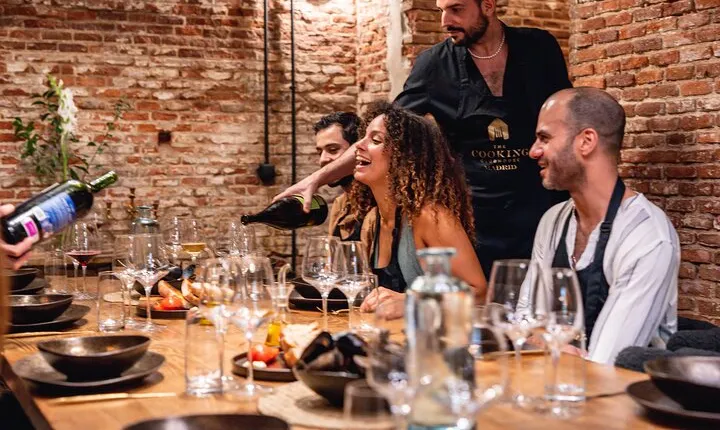 Madrid Local Tapas Tour with Private Dinner and Bottomless Wine