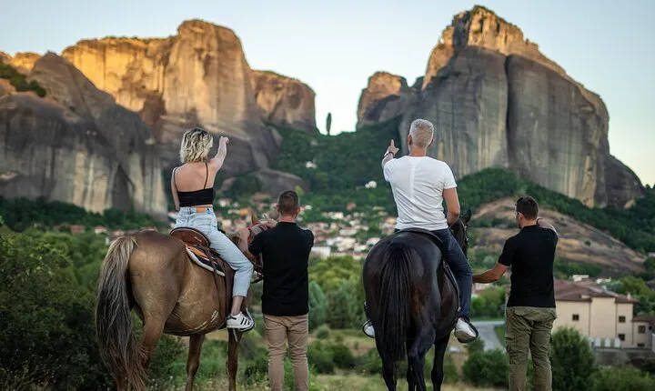 Mystical Sunset Horseback Ride in Meteora: 1-Hour Adventure