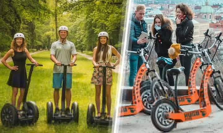 Prague Segway & E-Scooter Grand City Tour with Hotel Pick Up