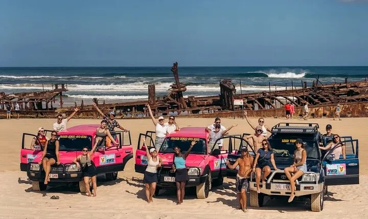 2 Day PINK4WD Tagalong Tour - K'gari/Fraser Island