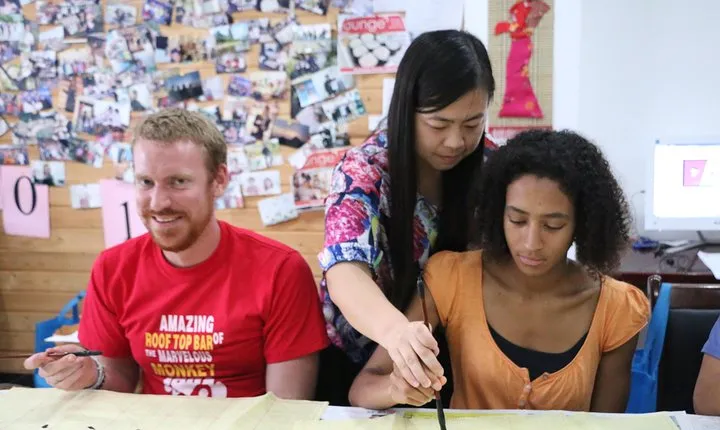 Private Chinese Calligraphy lessons with Becky