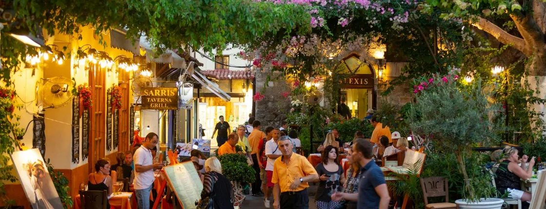 Evening tour of Rhodes Town with dinner and optional transfers