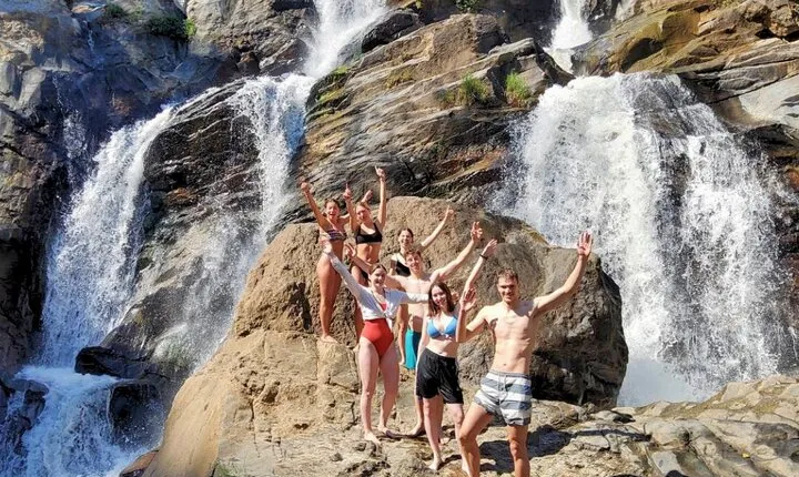 Secret Waterfall and Bamboo Rafting from Chiang Mai 