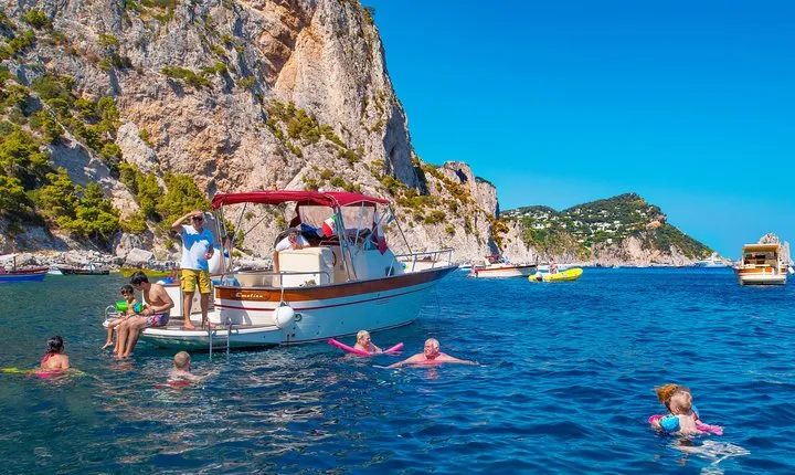 Small Group Boat Day Excursion to Capri Island from Sorrento