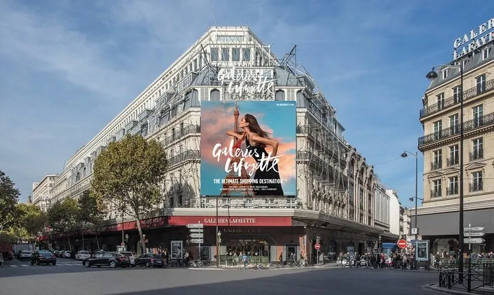 Chic Shopping Experience at Galeries Lafayette with Rooftop Views