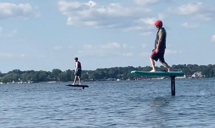 Private Efoil Adventure on Lake Norman, Lake Wylie or MIL with CharlotteEfoil