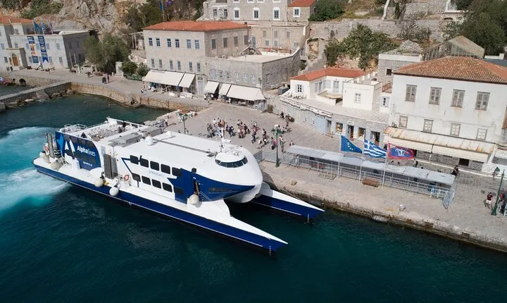Ferry Journey between Athens and Hydra